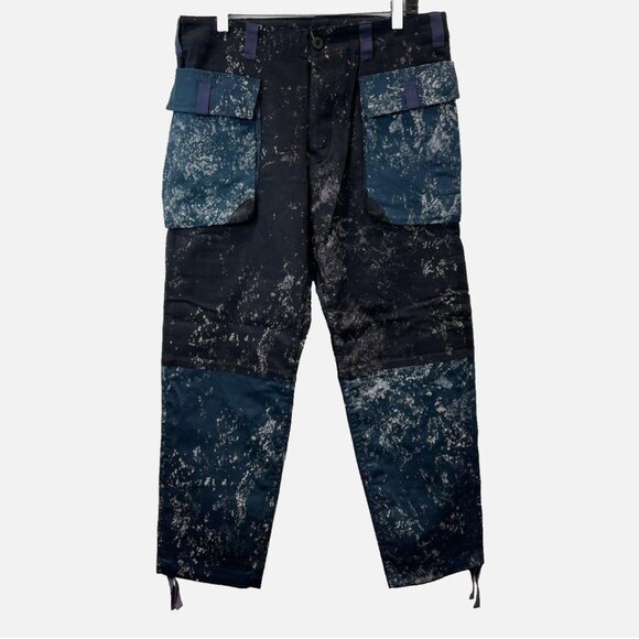 その他ブランド / Wasted Collective/Paint Splatter Cargo Pants/L/コットン/NVY Wasted Collective | Pants | Wasted Collective Japan Made Upcycled